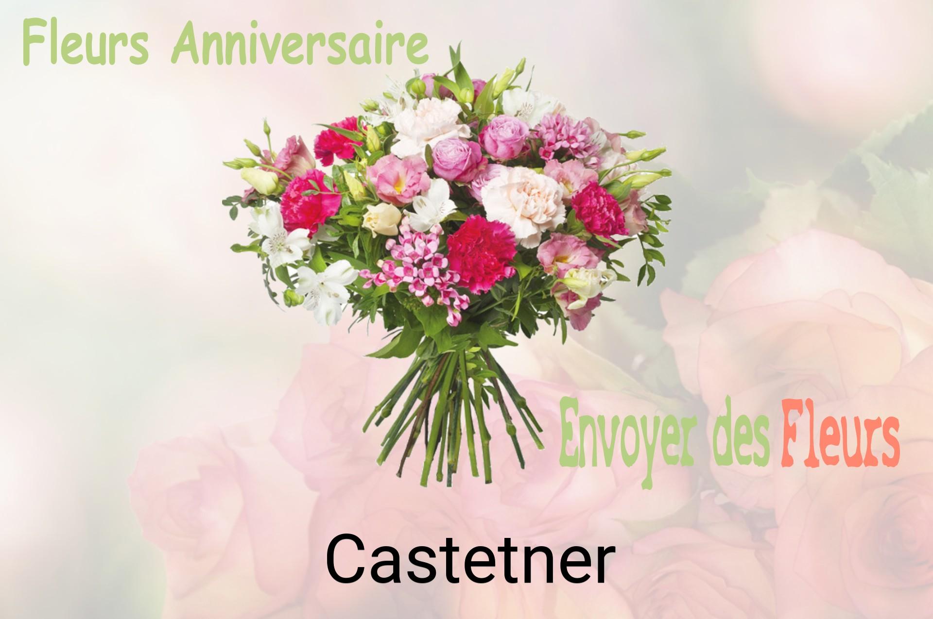 Bouquet de fleurs d’anniversaire livré à Castetner