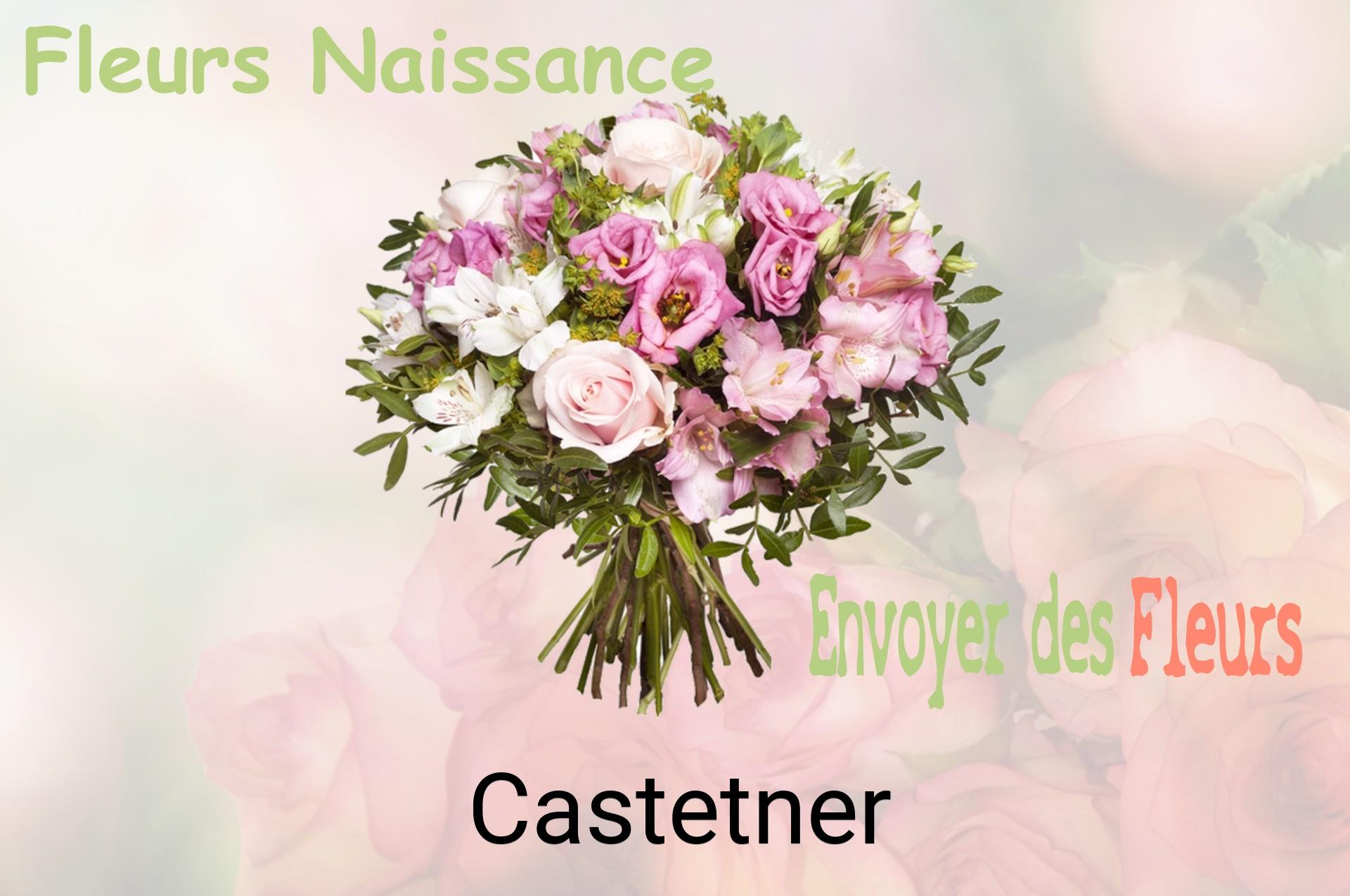 Bouquet de fleurs de naissance livré à Castetner